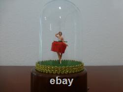 Vintage Reuge Dancing Ballerina Music Box Automaton (watch The Video)