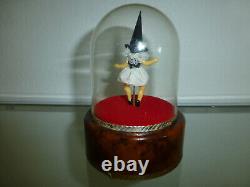 Vintage Reuge Dancing Ballerina Music Box Automaton (watch The Video)