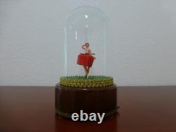 Vintage Reuge Dancing Ballerina Music Box Automaton (watch The Video)