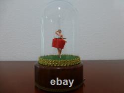 Vintage Reuge Dancing Ballerina Music Box Automaton (watch The Video)