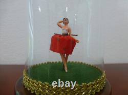 Vintage Reuge Dancing Ballerina Music Box Automaton (watch The Video)