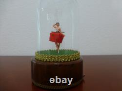 Vintage Reuge Dancing Ballerina Music Box Automaton (watch The Video)