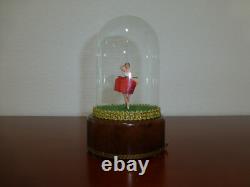 Vintage Reuge Dancing Ballerina Music Box Automaton (watch The Video)