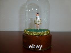 Vintage Reuge Dancing Ballerina Music Box Automaton (watch The Video)