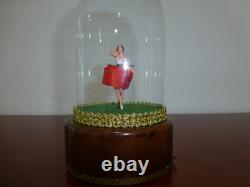 Vintage Reuge Dancing Ballerina Music Box Automaton (watch The Video)