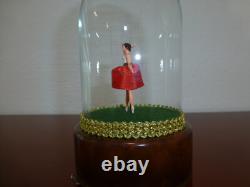 Vintage Reuge Dancing Ballerina Music Box Automaton (watch The Video)