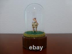 Vintage Reuge Dancing Ballerina Music Box Automaton (watch The Video)