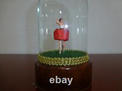 Vintage Reuge Dancing Ballerina Music Box Automaton (watch The Video)