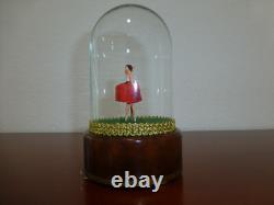 Vintage Reuge Dancing Ballerina Music Box Automaton (watch The Video)