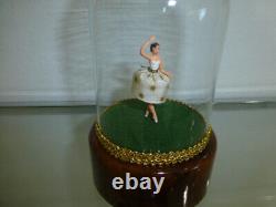 Vintage Reuge Dancing Ballerina Music Box Dancer Automaton Watch The Video