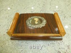 Vintage Reuge Dancing Ballerina Music Jewelry Box Wondeful Working (watch Video)