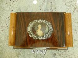 Vintage Reuge Dancing Ballerina Music Jewelry Box Wondeful Working (watch Video)