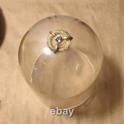Vintage Reuge Dancing Couple Ballerina Gold Music Box Automaton Rare Watch Video