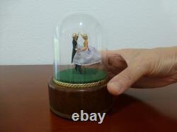 Vintage Reuge Dancing Couple Ballerina Music Box Automaton (see Video)