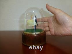 Vintage Reuge Dancing Couple Ballerina Music Box Automaton (see Video)