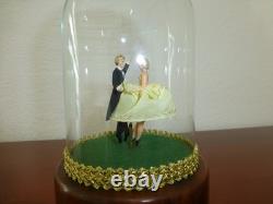 Vintage Reuge Dancing Couple Ballerina Music Box Automaton (see Video)