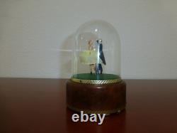 Vintage Reuge Dancing Couple Ballerina Music Box Automaton (see Video)