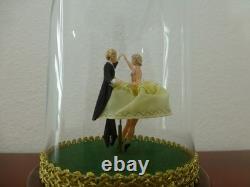 Vintage Reuge Dancing Couple Ballerina Music Box Automaton (see Video)