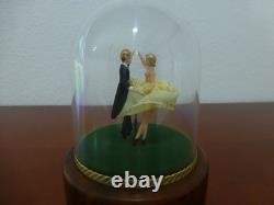 Vintage Reuge Dancing Couple Ballerina Music Box Automaton (see Video)