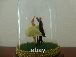 Vintage Reuge Dancing Couple Ballerina Music Box Automaton (see Video)