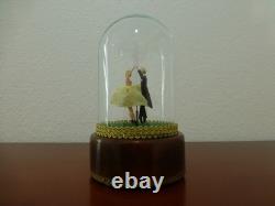 Vintage Reuge Dancing Couple Ballerina Music Box Automaton (see Video)