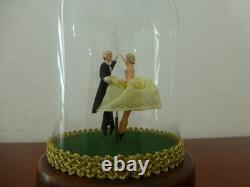 Vintage Reuge Dancing Couple Ballerina Music Box Automaton (see Video)