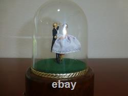 Vintage Reuge Dancing Couple Ballerina Music Box Automaton (see Video)