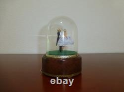 Vintage Reuge Dancing Couple Ballerina Music Box Automaton (see Video)