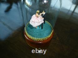 Vintage Reuge Dancing Couple Ballerina Music Box Automaton (watch The Video)