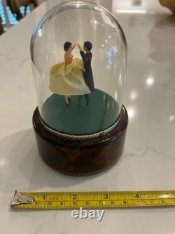 Vintage Reuge Dancing Couple Ballerina Music Box Automaton (watch The Video)