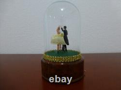 Vintage Reuge Dancing Couple Ballerina Music Box Automaton (watch The Video)