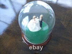 Vintage Reuge Dancing Couple Ballerina Music Box Automaton (watch The Video)