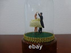 Vintage Reuge Dancing Couple Ballerina Music Box Automaton (watch The Video)