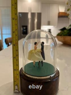 Vintage Reuge Dancing Couple Ballerina Music Box Automaton (watch The Video)