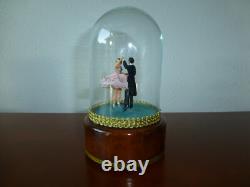 Vintage Reuge Dancing Couple Ballerina Music Box Automaton (watch The Video)