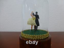 Vintage Reuge Dancing Couple Ballerina Music Box Automaton (watch The Video)