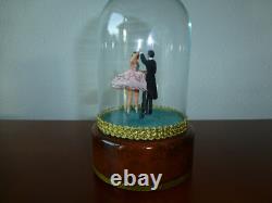 Vintage Reuge Dancing Couple Ballerina Music Box Automaton (watch The Video)