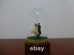 Vintage Reuge Dancing Couple Ballerina Music Box Automaton (watch The Video)