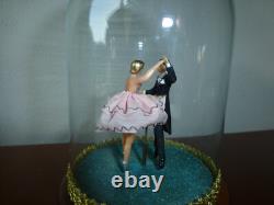 Vintage Reuge Dancing Couple Ballerina Music Box Automaton (watch The Video)