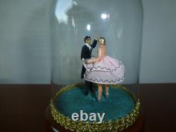Vintage Reuge Dancing Couple Ballerina Music Box Automaton (watch The Video)