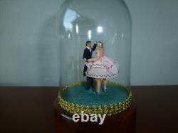 Vintage Reuge Dancing Couple Ballerina Music Box Automaton (watch The Video)