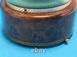 Vintage Reuge Dancing Couple Ballroom Waltz Anniversary Song Music Box HTF Works