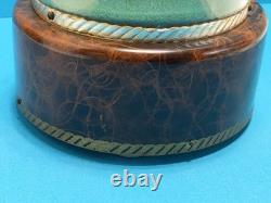Vintage Reuge Dancing Couple Ballroom Waltz Anniversary Song Music Box HTF Works