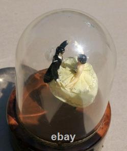 Vintage Reuge Dancing Love Couple Ballerina Music Box Automaton