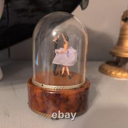 Vintage Reuge Dancing Love Couple Ballerina Music Box Automaton Watch The Video