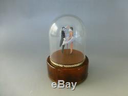 Vintage Reuge Dancing Love Couple Ballerina Music Box Automaton -watch The Video