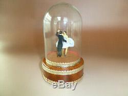 Vintage Reuge Dancing Love Couple Ballerina Music Box Automaton -watch The Video