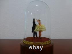 Vintage Reuge Dancing Love Couple Ballerina Music Box Automaton (watch Video)