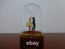 Vintage Reuge Dancing Love Couple Ballerina Music Box Automaton (watch Video)
