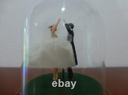 Vintage Reuge Dancing Wedding Love Couple Ballerina Music Box Automaton